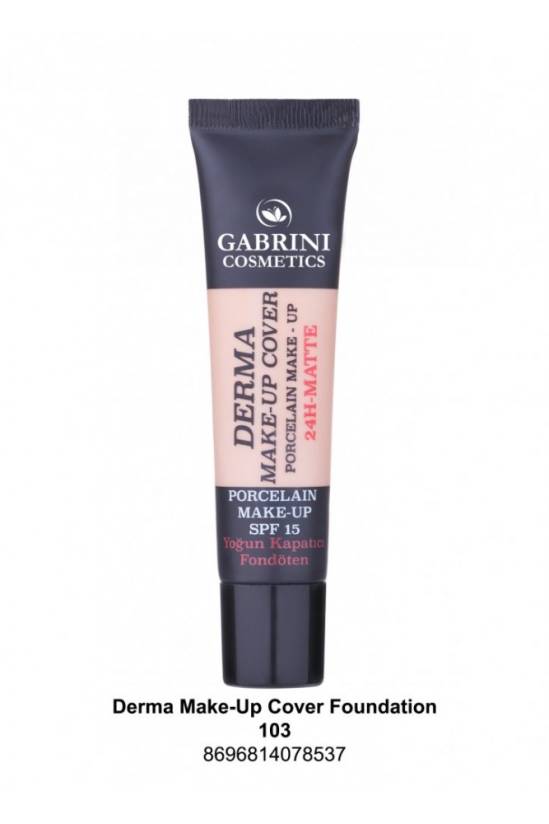 Gabrini Derma Make Up Cover Porselen Fondöten 103 Numara - 0