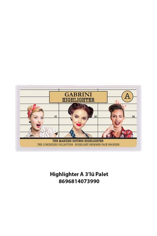 Gabrini 3'lü Highlighter A Rengi - 1