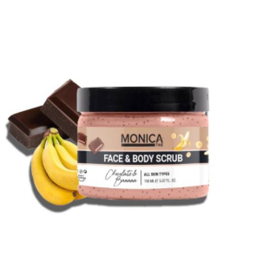 Monicatime Face&Body Scrub Chocolate&Banana 150 ML - 0