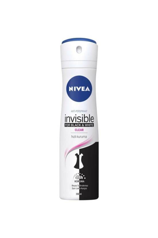 NIVEA B&W Invisible Clear Sprey Deodorant 150 ml - 0