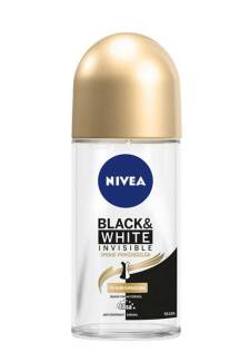 NIVEA BLACK & WHITE Invisible İpeksi Pürüzsüzlük Roll-On Deodorant 50 ml 