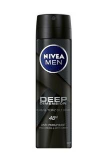 NIVEA MEN B&W DEEP DIMENSION Aktif Karbon Sprey Deodorant 150 ml 