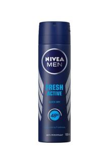 NIVEA MEN FRESH ACTIVE SPREY DEODORANT 150 ML 