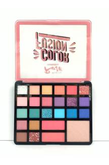 Rose Color Fusıon 25'li Far Paleti - Eyeshadow, Blusher, Hıghlıghter